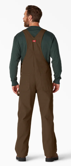 Dickies Classic Bib Overalls - Rinsed Timber Brown (RTB)