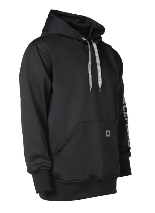 Forcefield Black Pullover Forcefield Logo Sleeve Graphic Hoodie 024-P835BKNTFF