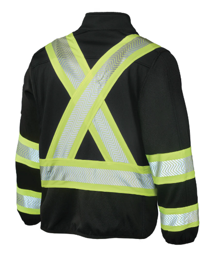 TOUGH DUCK ZIP FRONT FLEECE SAFETY JACKET - SJ49
