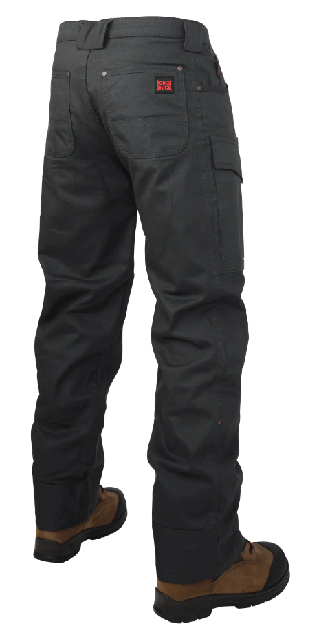 TOUGH DUCK RELAXED FIT FLEECE-LINED TOUGH FLEX TWILL CARGO PANT WITH 360° STRETCH WAIST - WP06