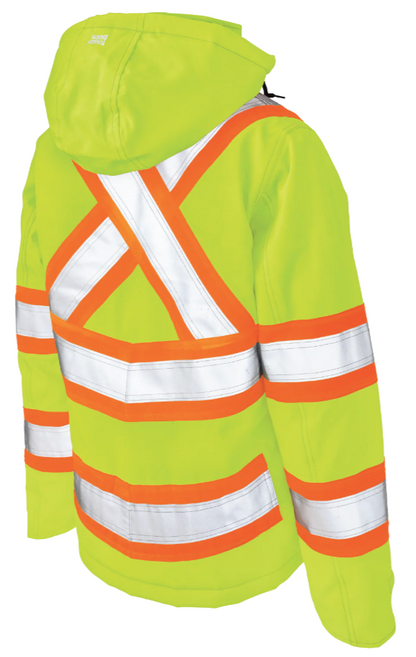 TOUGH DUCK WOMEN’S INSULATED TOUGH FLEX SAFETY JACKET - SJ41