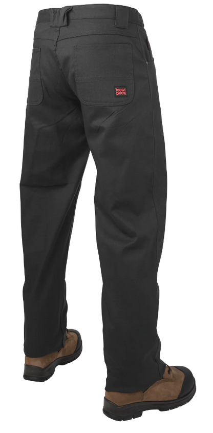 TOUGH DUCK RELAXED-FIT FLAT FRONT TOUGH FLEX TWILL PANT WITH EXPANDABLE WAIST - WP09