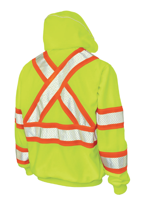TOUGH DUCK FLEECE THERMAL-LINED SAFETY HOODIE - SJ16