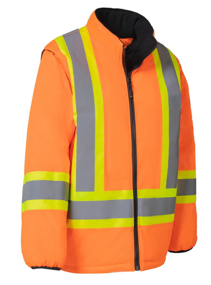 Forcefield Women's Hi-Vis 4-in-1 Safety Parka 024-WEN705ROR