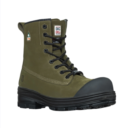 Big Bill® Men’s Original Metal Free Work Boots 8" - Military Olive Green - BB504
