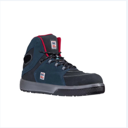 Big Bill® Big Basket Metal Free Safety Shoes 6'' - Navy - BB1140