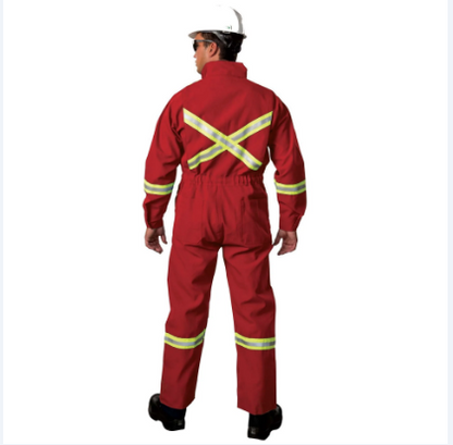 Big Bill® Deluxe Flame Resistant Coverall 7 oz with Reflective Tape - 1625US7