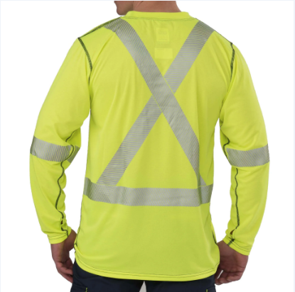 BIG BILL® High Visibility Long-Sleeve Athletic Performance T-shirt - RT55HVK5