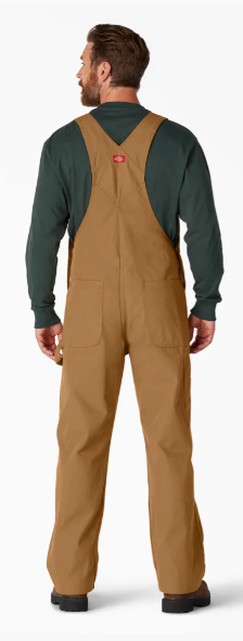 Dickies Classic Bib Overalls - Rinsed Brown Duck (RBD)