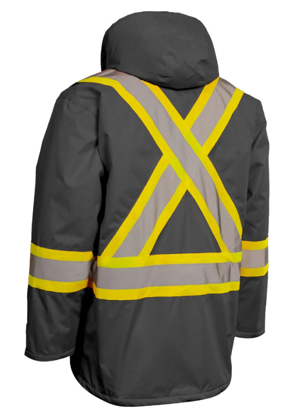Forcefield Hi Vis Insulated Miners Jacket 024-EN405R