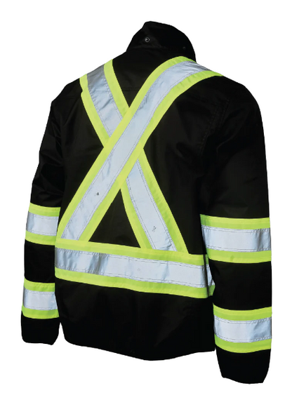 TOUGH DUCK  LIGHT WEIGHT MESH-LINED SAFETY JACKET - SJ50