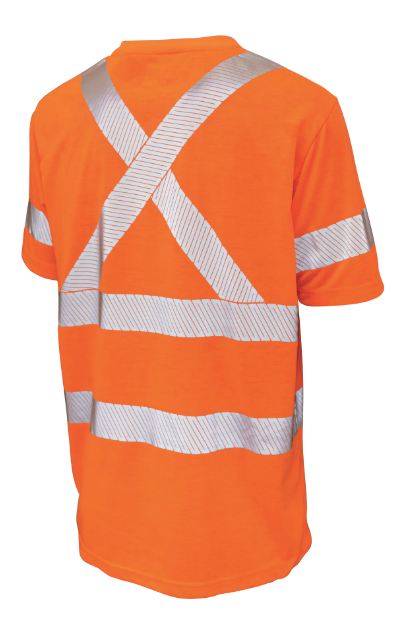 TOUGH DUCK POLYESTER JERSEY SHORT-SLEEVE SAFETY T-SHIRT - ST12