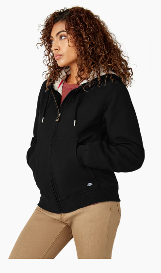 Dickies Women's Fleece Lined Duck Canvas Jacket