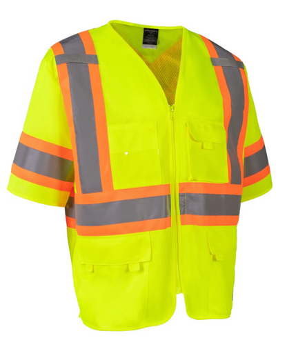 Forcefield Hybrid Traffic Vest Safety Shirt 022-TS288LY