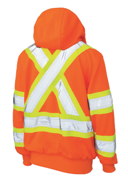 TOUGH DUCK WOMEN’S FLEECE SAFETY HOODIE - SJ42