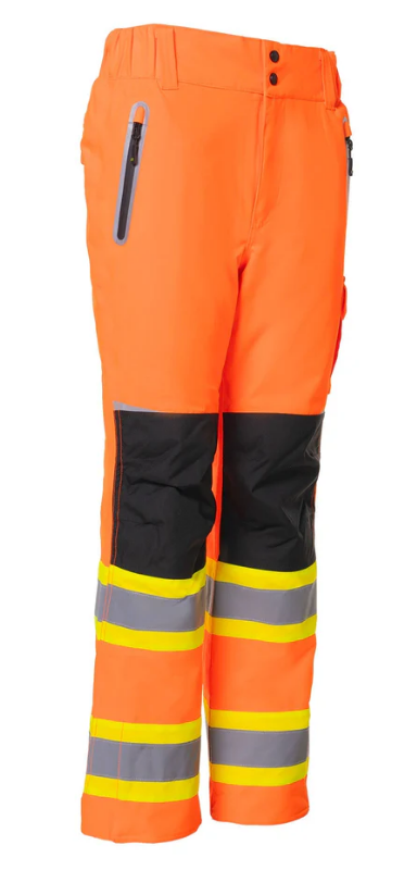 Forcefield Women's Hi-Vis Safety Lined Utility Pants 024-WEN835WROR