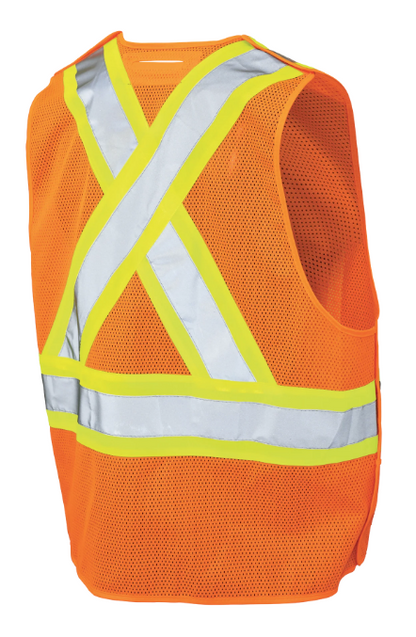 TOUGH DUCK MESH 5-POINT TEAR-AWAY SAFETY VEST - S9I0