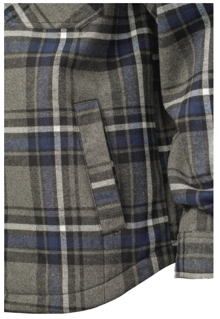 TOUGH DUCK SHERPA-BONDED FLANNEL JAC-SHIRT - WS15