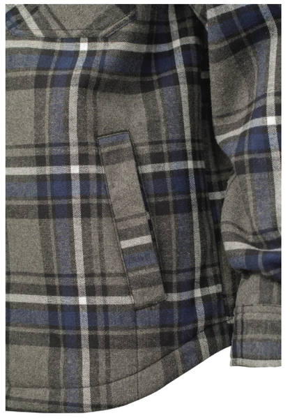 TOUGH DUCK SHERPA-BONDED FLANNEL JAC-SHIRT - WS15