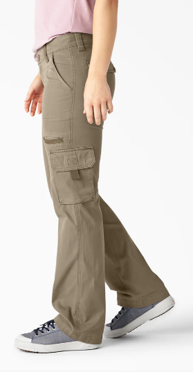 Dickies Women's Relaxed Fit Straight Leg Cargo Pants