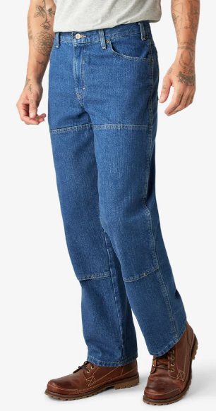 Dickies Relaxed Fit Double Knee Jeans - 15293