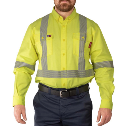 Big Bill® Flame Resistant PRO® Button-Down Dress Shirt - Yellow - 107PR6