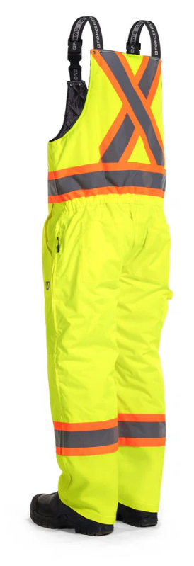 Forcefield Hi Vis Winter Safety Overall (All Lime) 024-EN835RALY