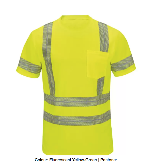RED KAP® HI-VISIBILITY PERFORMANCE SHORT SLEEVE T-SHIRT – TYPE R, CLASS 3 - SVY4
