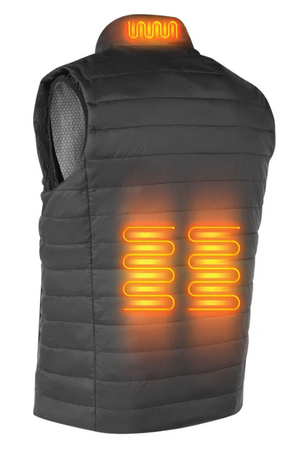 Forcefield Unisex Lightweight Heated Vest with New Graphene-Infused Inner Lining (Battery Included) 024-EN130HV