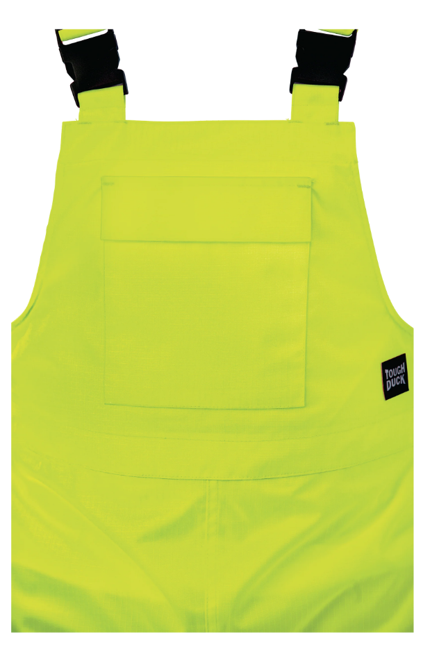 TOUGH DUCK RIPSTOP UNLINED SAFETY RAIN BIB OVERALL - SB04