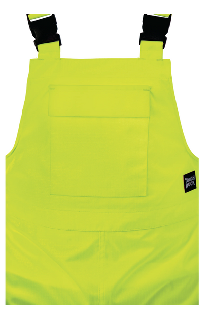 TOUGH DUCK RIPSTOP UNLINED SAFETY RAIN BIB OVERALL - SB04