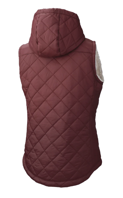 TOUGH DUCK WOMEN’S QUILTED SHERPA-LINED VEST - WV10