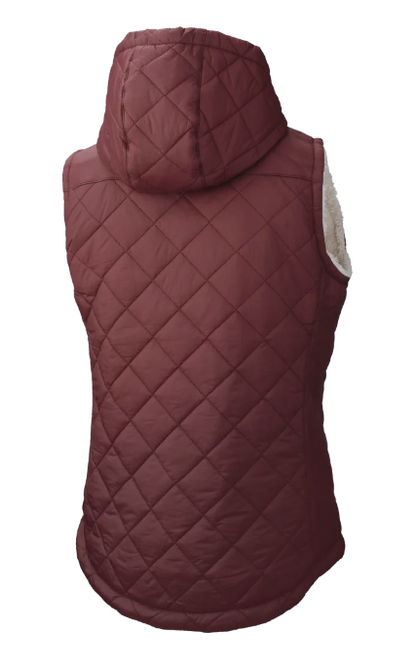 TOUGH DUCK WOMEN’S QUILTED SHERPA-LINED VEST - WV10
