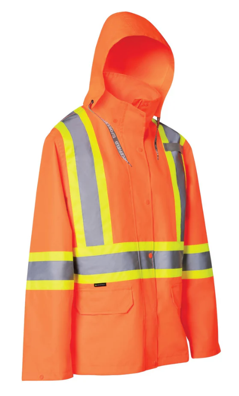 Forcefield Women's Hi-Vis Waterproof Rain Suit 023-WHVRSSOR