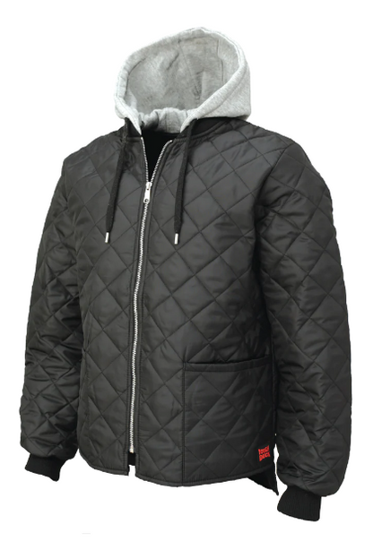 TOUGH DUCK QUILTED HOODED FREEZER JACKET - WJ26
