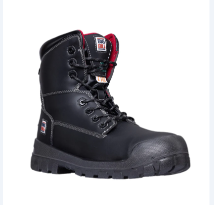 Bit Bill® Big Tuff M 4 Seasons Metal Free Work Boots 8'' - Black - BB5002