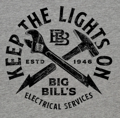BIG BILL® Heavyweight Short-Sleeve Electrical Graphic T-shirt - ES180