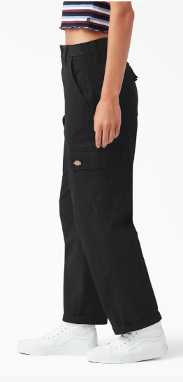 Dickies Women's Relaxed Fit Cropped Cargo Pants