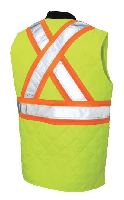 TOUGH DUCK QUILTED SAFETY FREEZER VEST - SV05