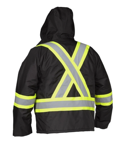 Forcefield Hi Vis Safety Driver's Jacket 024-EN610RBK-XL