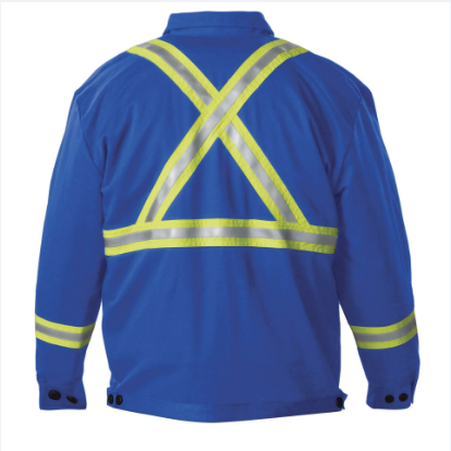 Big Bill® Westex® UltraSoft® Zip-in/Zip-out Flame Resistant Jacket with Reflective Tape - CL345US9