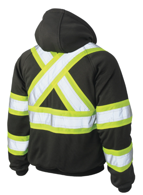 TOUGH DUCK FLEECE INSULATED SAFETY HOODIE - S474