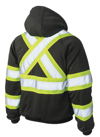 TOUGH DUCK FLEECE INSULATED SAFETY HOODIE - S474