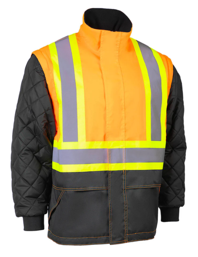 Forcefield "Torngat" Premium Ripstop 4-in-1 Hi-Vis Safety Parka 024-EN705ROR-TG
