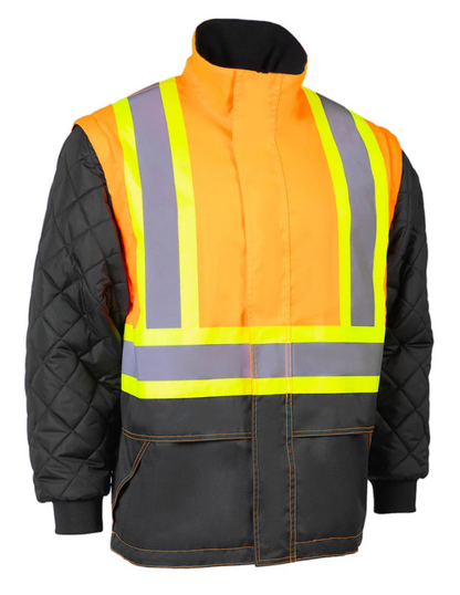 Forcefield "Torngat" Premium Ripstop 4-in-1 Hi-Vis Safety Parka 024-EN705ROR-TG