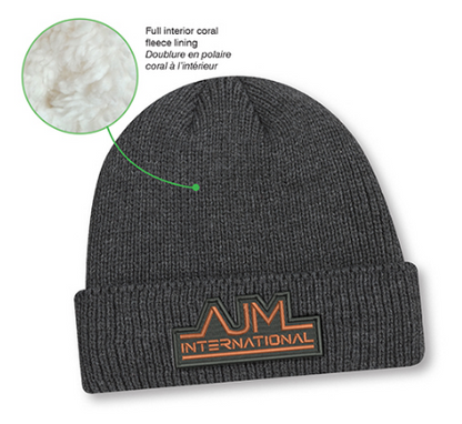 AJM International Acrylic / Polyester Coral Fleece Cuff Toque - 9D230M