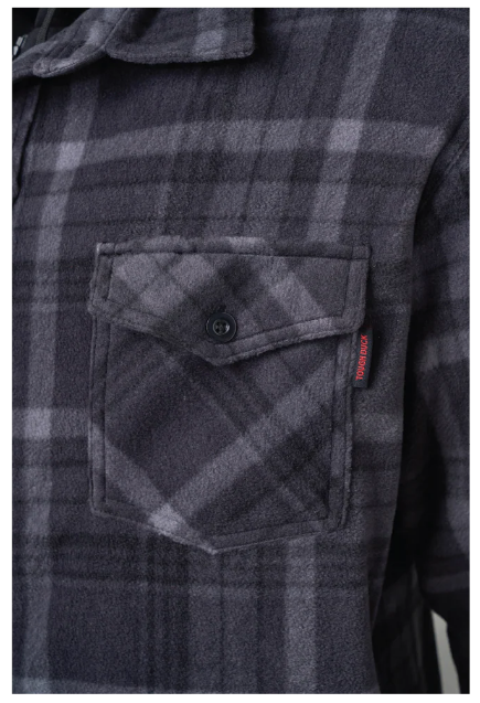 TOUGH DUCK SHERPA-LINED FLEECE JAC-SHIRT - WS16