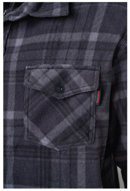 TOUGH DUCK SHERPA-LINED FLEECE JAC-SHIRT - WS16