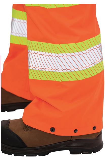 TOUGH DUCK PULL-ON RIPSTOP PACKABLE SAFETY RAIN PANT - SP02