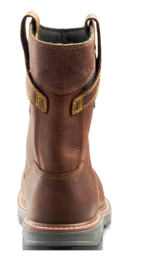Men's Terra Patton Wellington Waterproof Aluminum Toe Pull-On Safety Work Boot - 4TCBBK/B4TCBBN